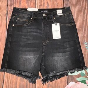 Women’s Judy Blue Size Medium Black High Waist Tummy Control Shorts
